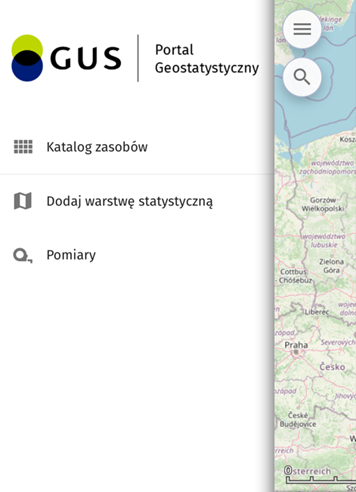 Lokalizacja funkcjonalności Mapa tematyczna