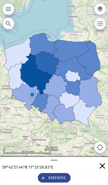 Chloropleth map