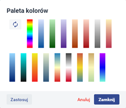 Paleta kolorów